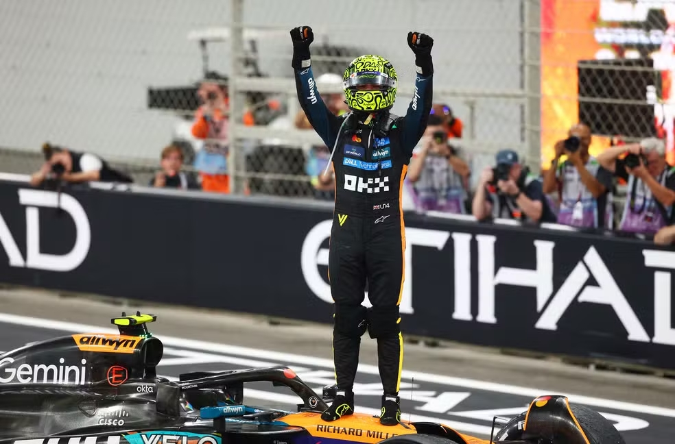 F1: Lando Norris conquista título inédito da Fórmula 1 e encerra hegemonia de Verstappen no GP de Abu&nbsp;Dhabi